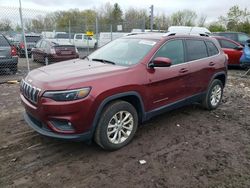Salvage cars for sale at Chalfont, PA auction: 2019 Jeep Cherokee Latitude