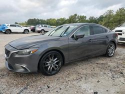 Salvage cars for sale at Houston, TX auction: 2017 Mazda 6 Grand Touring