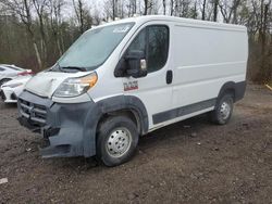 Salvage trucks for sale at Bowmanville, ON auction: 2016 Dodge RAM Promaster 1500 1500 Standard