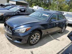 Salvage cars for sale at Seaford, DE auction: 2015 Infiniti Q70 3.7