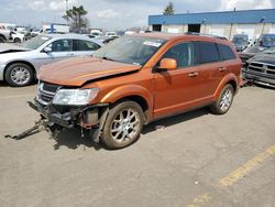 Dodge salvage cars for sale: 2011 Dodge Journey Crew