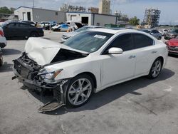Salvage cars for sale at New Orleans, LA auction: 2012 Nissan Maxima S