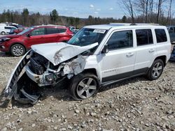 Salvage cars for sale at Candia, NH auction: 2016 Jeep Patriot Latitude