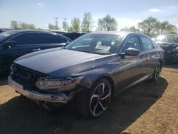 Honda salvage cars for sale: 2019 Honda Accord Sport