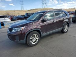 Salvage cars for sale at Littleton, CO auction: 2015 KIA Sorento LX