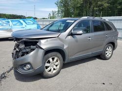 Salvage cars for sale from Copart Dunn, NC: 2012 KIA Sorento Base