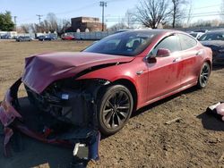Salvage cars for sale at New Britain, CT auction: 2018 Tesla Model S