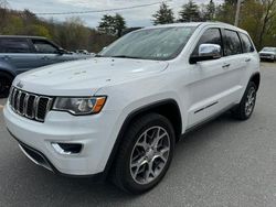 Salvage cars for sale at North Billerica, MA auction: 2020 Jeep Grand Cherokee Limited