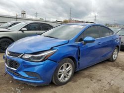 Salvage cars for sale from Copart Chicago Heights, IL: 2017 Chevrolet Cruze LT