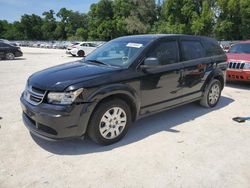 Salvage cars for sale from Copart Ocala, FL: 2015 Dodge Journey SE