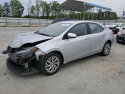 Toyota Corolla l salvage cars for sale: 2018 Toyota Corolla L