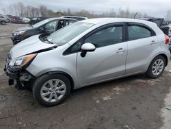 Salvage cars for sale at Duryea, PA auction: 2016 KIA Rio LX