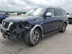 Salvage cars for sale from Copart Grand Prairie, TX: 2020 Nissan Armada SV