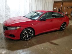 Honda Accord Sport salvage cars for sale: 2021 Honda Accord Sport