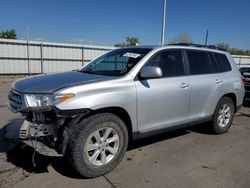 Toyota Highlander salvage cars for sale: 2011 Toyota Highlander Base