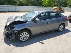 Salvage cars for sale at Augusta, GA auction: 2017 Nissan Sentra S