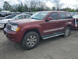Salvage cars for sale from Copart Portland, OR: 2008 Jeep Grand Cherokee Limited