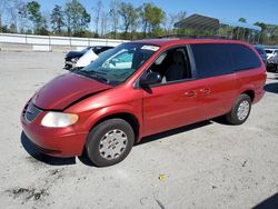 Salvage cars for sale from Copart Spartanburg, SC: 2002 Chrysler Town & Country EL