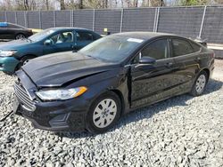 Salvage cars for sale at Waldorf, MD auction: 2019 Ford Fusion S