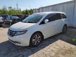 Salvage cars for sale at Bridgeton, MO auction: 2017 Honda Odyssey Touring