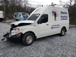 Salvage trucks for sale at York Haven, PA auction: 2019 Nissan NV 2500 S