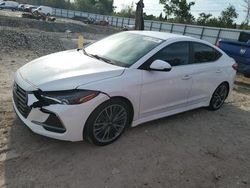 Salvage cars for sale from Copart Riverview, FL: 2017 Hyundai Elantra Sport