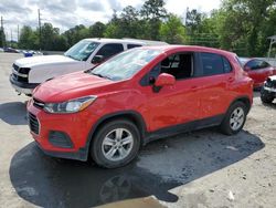 Salvage cars for sale from Copart Savannah, GA: 2020 Chevrolet Trax LS