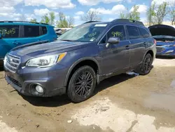 Salvage cars for sale at Bridgeton, MO auction: 2015 Subaru Outback 2.5I Premium