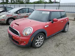 Salvage cars for sale at Spartanburg, SC auction: 2012 Mini Cooper S
