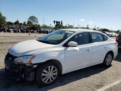 Salvage cars for sale at Van Nuys, CA auction: 2015 Nissan Sentra S