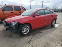 Salvage cars for sale at Chicago Heights, IL auction: 2020 Hyundai Elantra SEL