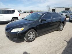 Salvage cars for sale from Copart Kansas City, KS: 2010 Toyota Camry Base