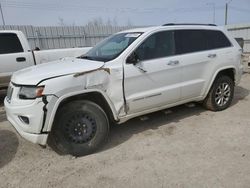 Salvage cars for sale at Nisku, AB auction: 2014 Jeep Grand Cherokee Overland