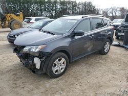 Salvage cars for sale at North Billerica, MA auction: 2015 Toyota Rav4 LE