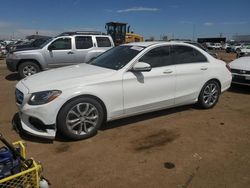 Salvage cars for sale from Copart Brighton, CO: 2017 Mercedes-Benz C300