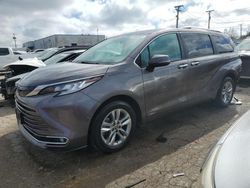 Salvage cars for sale at Chicago Heights, IL auction: 2021 Toyota Sienna Limited