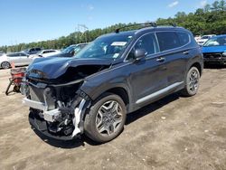 Salvage cars for sale at Greenwell Springs, LA auction: 2022 Hyundai Santa FE Limited