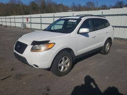 Salvage cars for sale from Copart Assonet, MA: 2008 Hyundai Santa FE GLS