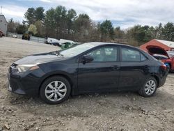 Salvage cars for sale from Copart Mendon, MA: 2014 Toyota Corolla L