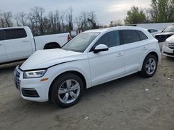 Salvage cars for sale from Copart Baltimore, MD: 2018 Audi Q5 Premium Plus