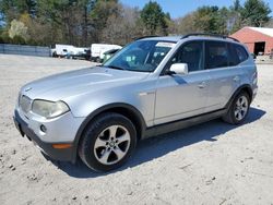 Salvage cars for sale at Mendon, MA auction: 2008 BMW X3 3.0SI
