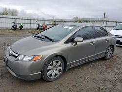 Honda Civic salvage cars for sale: 2007 Honda Civic LX