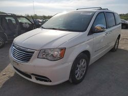Salvage cars for sale at Cahokia Heights, IL auction: 2012 Chrysler Town & Country Touring L