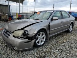 Salvage cars for sale at Tifton, GA auction: 2002 Nissan Maxima GLE