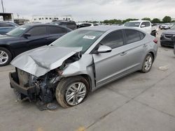 Salvage cars for sale from Copart Grand Prairie, TX: 2020 Hyundai Elantra SEL