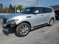 Salvage cars for sale at York Haven, PA auction: 2012 Infiniti QX56