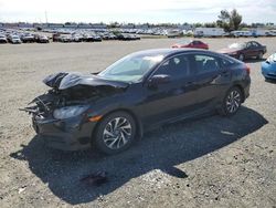 Honda salvage cars for sale: 2017 Honda Civic EX