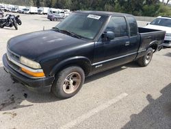 Salvage trucks for sale at Van Nuys, CA auction: 2000 Chevrolet S Truck S10