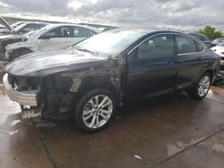 Salvage cars for sale at Grand Prairie, TX auction: 2015 Chrysler 200 Limited