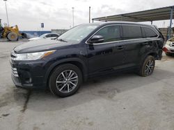 Salvage cars for sale at Anthony, TX auction: 2017 Toyota Highlander SE